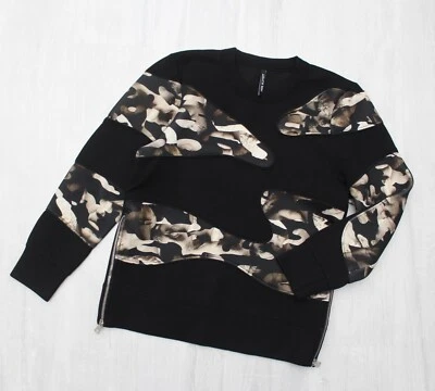 Men's NEIL BARRETT Camo Sweatshirt Straight Bomber Fit RARE made in Portugal - Image 1 of 4