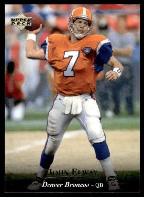 1995 Upper Deck #82 John Elway - Denver Broncos - HOF - Image 1 of 2