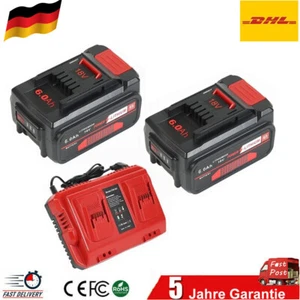 2Stück 18V 6,0Ah akkus&Doppelladegerät Für Einhell Power X-Change Plus Akku - Bild 1 von 8