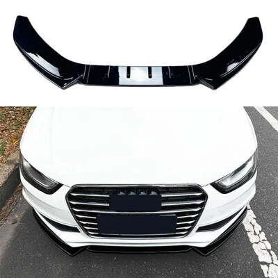 Frontspoiler Cuplippe Für Audi A4 S4 B8.5 S Line 2013-2016 Schwarz Frontspoiler - Bild 1 von 4