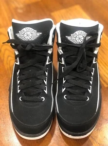 Size 4.5 - Air Jordan 2 Retro QF Black White - Picture 1 of 5
