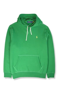 Polo Ralph Lauren Para Hombres Óptico Verde Pullover Sudadera con Capucha Suéter M Mediano PRL-226 - Imagen 1 de 1