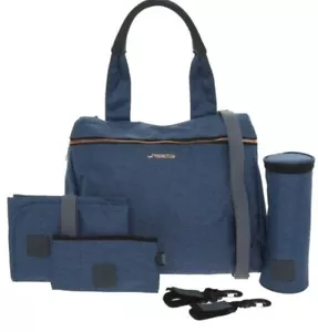 Lassig Baby  3-in-1 Changing Bag - Glam Rosie Blue RRP £110 - BNWT - CLEARANCE - Picture 1 of 3