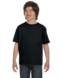  T-Shirt Gildan Jugend TROCKEN MISCH kurzärmelig schlicht Basic T-Shirt XS G800B - Bild 1 von 1