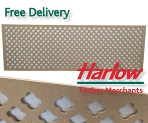 Radiator Screen Cover Panel Decorative 6x2ft Cabinet Room Sheet MDF 1830x610x6mm - Picture 1 of 4