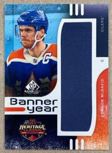 2024-25 SP Game Used Banner Year Heritage Classic Connor McDavid BANNER RELIC - Picture 1 of 2