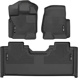 Weatherbeater Floor Mats | Fits 2015 - 2024 Ford F-150 Supercab | Front & 2Nd Ro - Picture 1 of 8