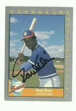 Paul Bair 1990 Pacific Senior League autographed auto signed card Orioles