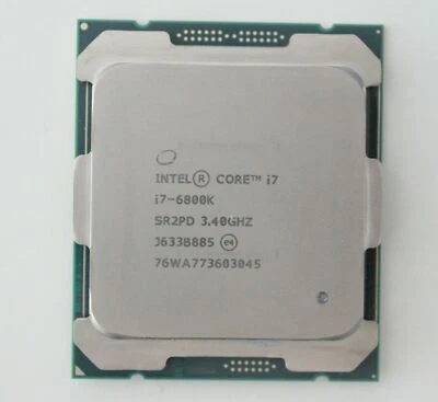 Processore CPU Intel i7-6800K 3,4 GHz sei core LGA2011 15 M - Immagine 1 di 2