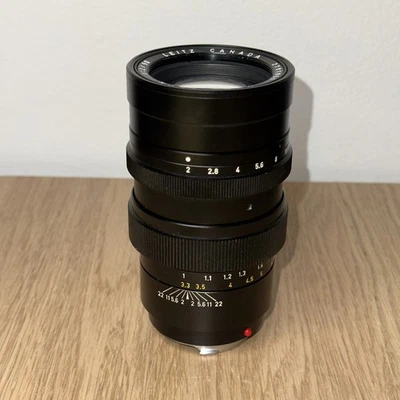 Leica 90mm f/2 Summicron M-Mount Lens, Canada, Black 11123 - US Seller - image 1 of 4