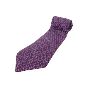 Corbata HERMES Rojo Naranja Seda Logo vendedor de Japón N0127 48 Hecha en Francia - Imagen 1 de 5