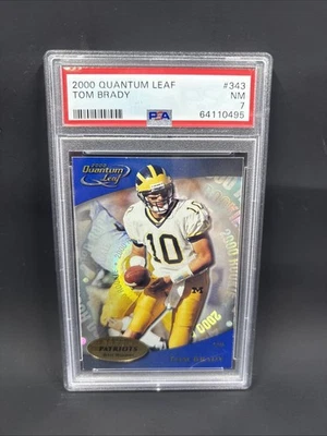 2000 Quantum Leaf - 2000 新秀 Tom Brady #343 PSA 7 — 第 1/2 张图片