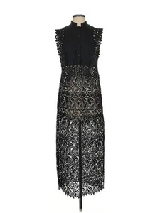 Ermanno Scervino Women Black Cocktail Dress S - Picture 1 of 4