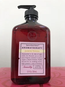 Bath & Body Works Aromatherapie JASMIN VANILLE Handseife 12 Oz. SELTEN - Bild 1 von 2