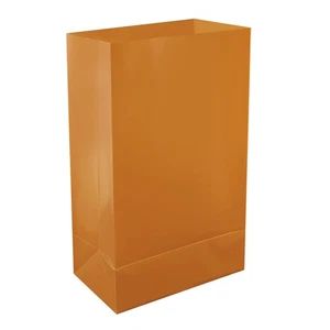 Plastic Luminaria Bags, Tan - Set of 12 - Picture 1 of 4