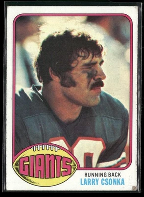 Larry Csonka 1976 Topps #437 New York Giants 3 - Image 1 of 2