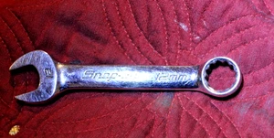 NICE CLEAN Snap-on Tools 0X1M12  12mm SHORT Length Chrome 12PT Combo Wrench - Bild 1 von 1