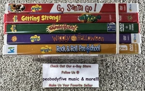 THE WIGGLES (5 DVD Lot) Rock n Roll, Halloween, Strong, Santa's, Go Santa Go - Picture 1 of 4