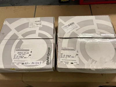 BMW Genuine Rear Brake Disc Set X5 X6 E70 E71 F15 F16. 34216886480 - Image 1 of 4