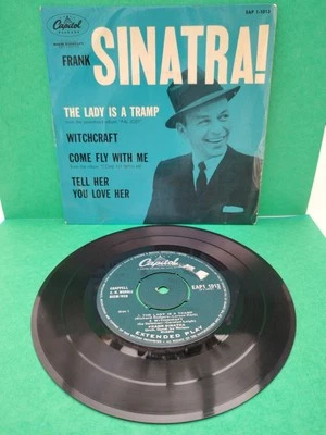 Frank Sinatra ‎- The Lady Is A Tramp - 1958 Vinyl 7" EP - Capitol EAP 1-1013 VG+ - Image 1 of 4
