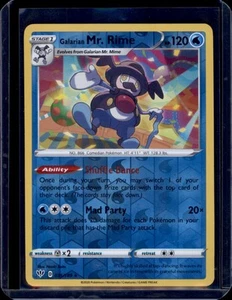 Galarian Mr. Rime SWSH03: Darkness Ablaze Pokémon #036/189 Holograma Inverso Casi Nuevo+ - Imagen 1 de 2