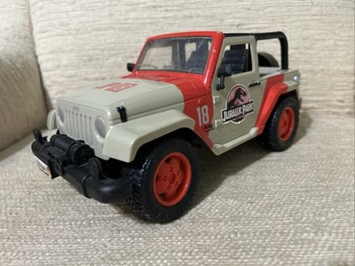 Jeep Wrangler Jurassic Park World  RC JP 18 Vehicle No Remote 11" - Image 1 of 4