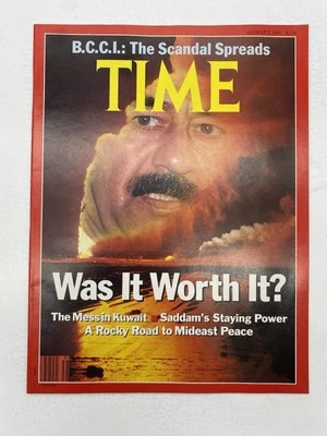 1991 Time Magazine Aug 5 Was It Worth It? Newsstand High Grade - Image 1 of 3