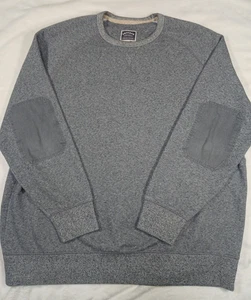 Fat Face Herren Pullover XXL 2XL Grau Pulli Ellenbogenaufnäher Baumwollpullover - Bild 1 von 9