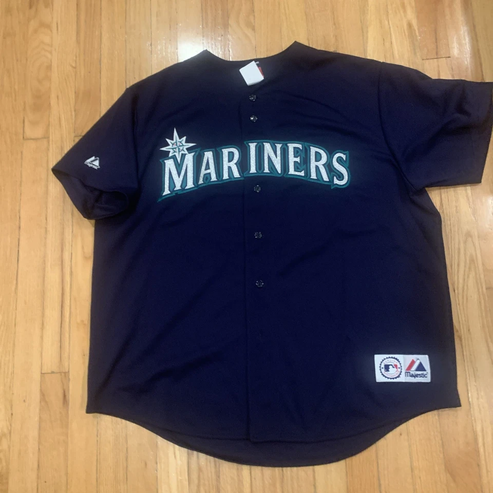 Majestic Seattle Mariners MLB Camiseta de Béisbol De Colección Hernández Talla XL Foto 1 de 4