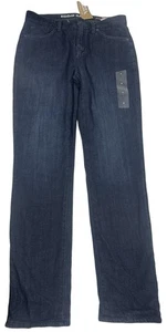 Eddie Bauer Damenjeans Größe 4 blau Boyfriend Fit Flanell gefüttert Mid Rise Neu mit Etikett - Bild 1 von 24