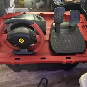 Thrustmaster Ferrari 458 Spider Racing Steering Wheel and Pedals for Xbox One - Picture 1 of 7