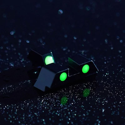 Glocksight luminoso fluorescente puntería táctica aleación de aluminio reforzado Foto 1 de 3