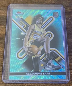 Alexandre Sarr 2022 Topps Finest Overtime Elite Aqua Wave rifrattore /75 #89 - Foto 1 di 2