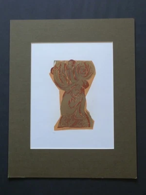 2 Holzschnitte "Das andere Ufer vor Augen" Hap Griesshaber - Bild 1 von 4