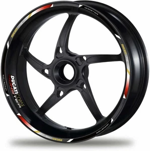 Motorcycle Wheel Decal Rim Stripes Stickers 696 796 821 Ducati Monster 1200 Grey - Imagen 1 de 1