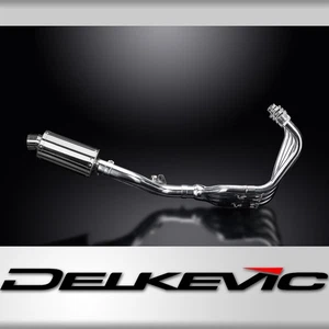 HONDA CB600F HORNET 2007-13 FULL EXHAUST 225mm STAINLESS OVAL SILENCER - Picture 1 of 4
