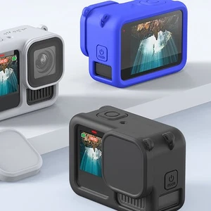Élégant étui en silicone avec bouchon d'objectif et cordon sécurisé pour Go - Photo 1 sur 32