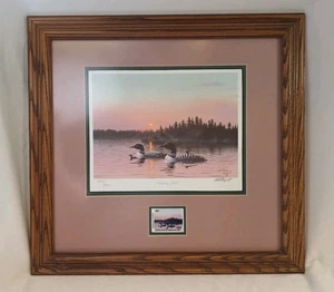 1994 Ducks Unlimited Print & Stamp Signed 2428/3000 Morning Mist  - Picture 1 of 6