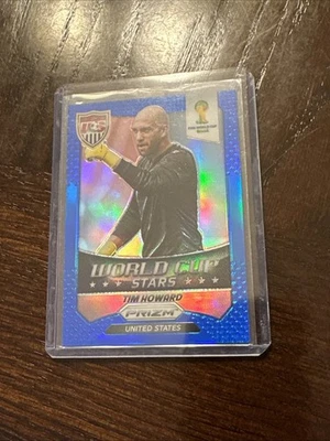 2014 Panini Prizm Кубок мира звезды Тим Ховард #42 синий призма /199 - Изображение 1 из 4