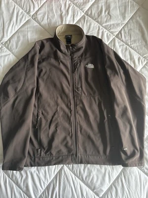 Men's The North Face Apex  Jacket XXL 2XL Brown Zip-Up - Image 1 of 4