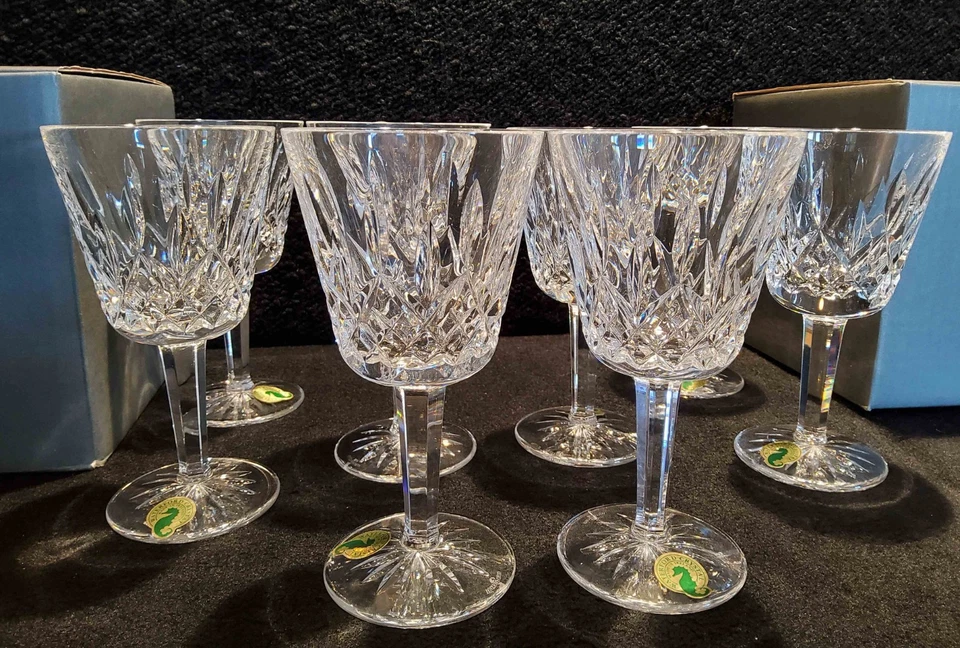 Waterford Crystal Claret Glasses (8) Lismore Design - image 1 of 4