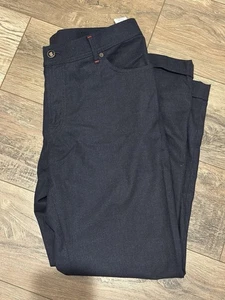 Pantalones Marco Pescarolo Para Hombre Azul Oscuro Cachemira Elastizados NERANOM18 Italia 38x30 - Imagen 1 de 11