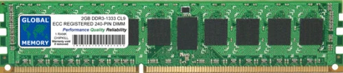 2GB DDR3 1333MHz PC3-10600 240-PIN ECC REGISTERED RDIMM SERVER/WORKSTATION RAM - Image 1 of 1