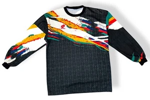Camiseta de portero LOTTO de colección años 90 para hombre talla grande Calcio Italia estampado total - Imagen 1 de 9
