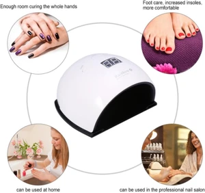 UV LED Nail Lamp Slipper Shape Nail Dryer Lamp for Nail Gel Polish Curing wit... - Picture 1 of 9