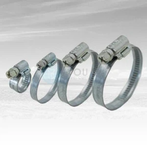 10 Pz 9 Mm 120-140Mm Vite A Spirale Fascette Per Tubo Morsetto W1 - Foto 1 di 1