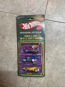 Vintage 1986 Hot Wheels Stocking Stuffer 3208 Set Speed Demons Die-Cast - Bild 1 von 14