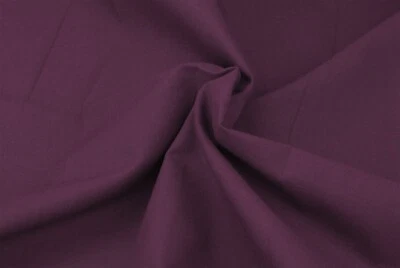 Stoff Meterware: 1 m Baumwollstoff, 100 % Baumwolle, dunkellila, 155 cm breit - Bild 1 von 4