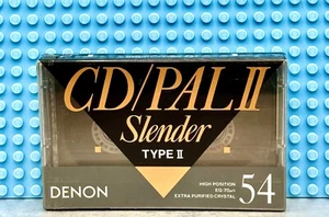 CINTA DE CASETE BLANCA DENON CD PAL II 54 TIPO II (1) (SELLADA) - Imagen 1 de 3