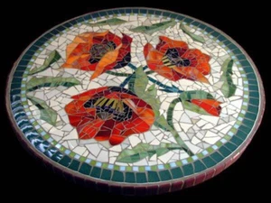 36" Marble Coffee Table Top Pietra dura Inlay Mosaic Work Furniture Home Decor - Picture 1 of 1